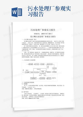 污水处理厂工程质量评估报告word模板下载